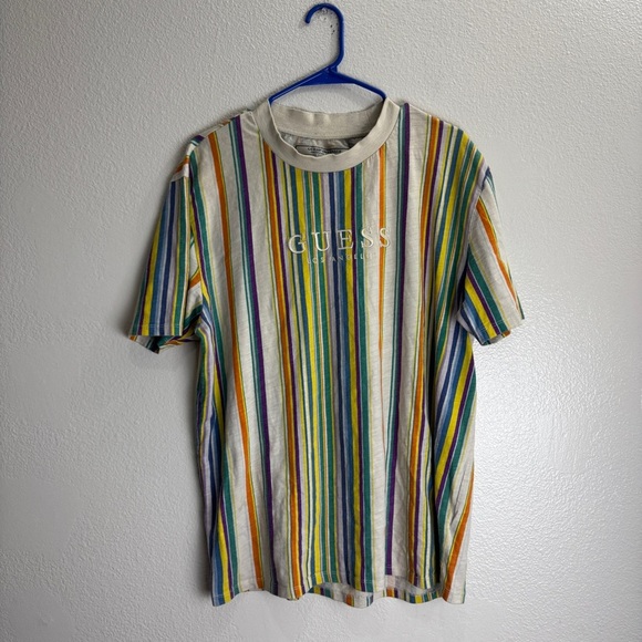Guess Originals Striped Vintage Shirt Size Medium - Picture 1 of 7